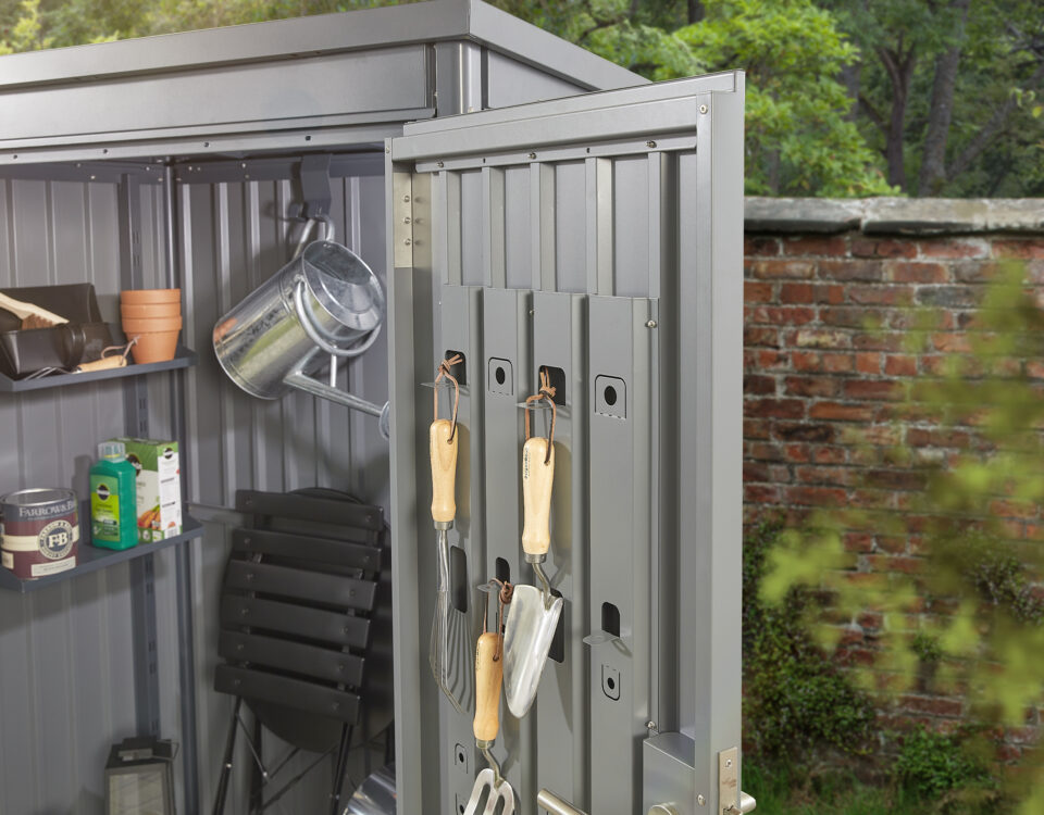 galvanised shed