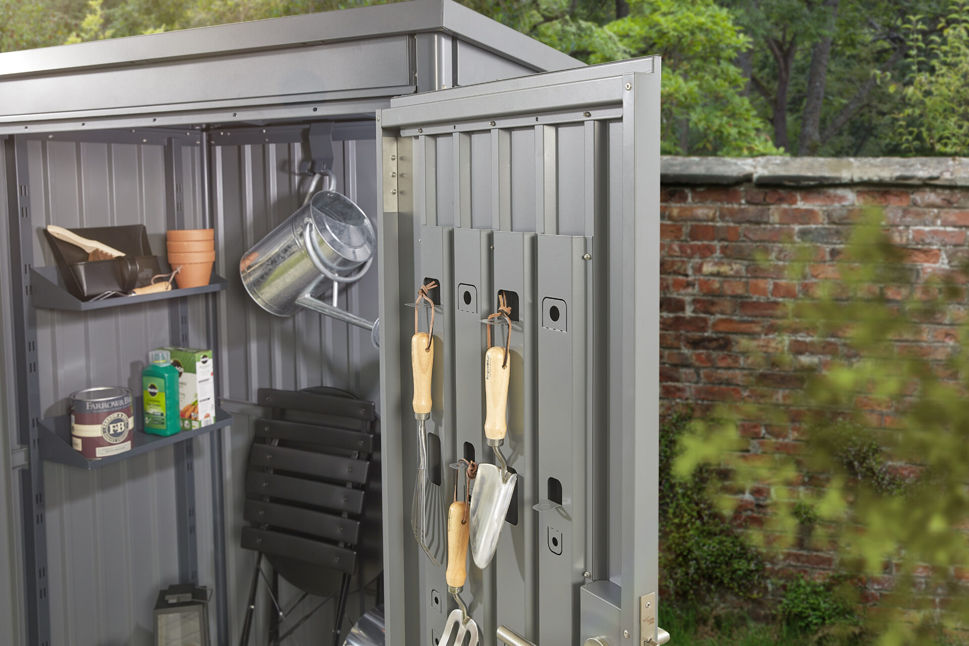 metal garden shed