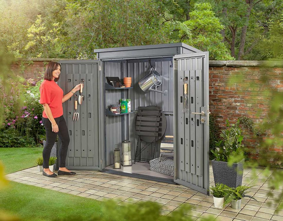 metal garden shed