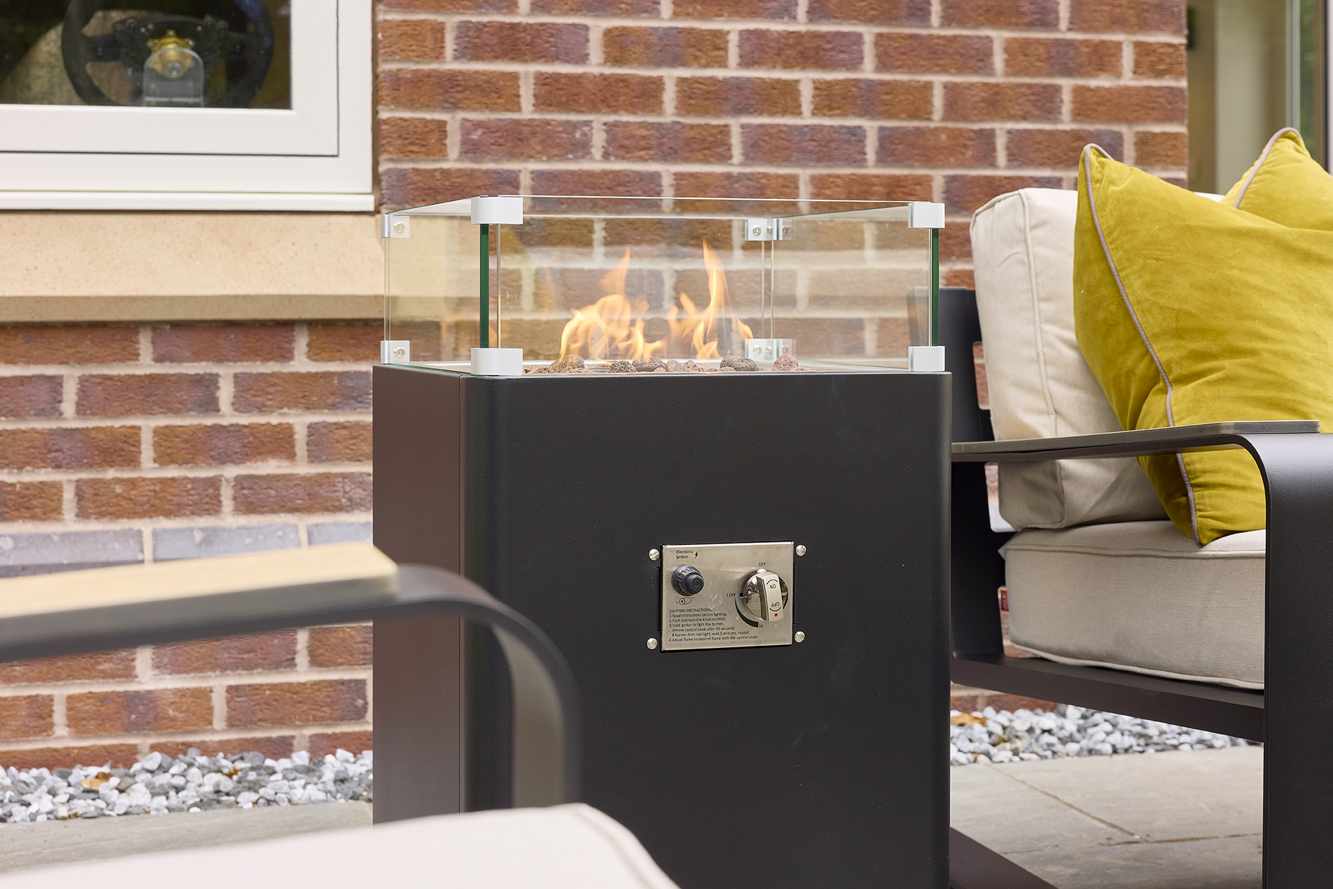 gas fire pit