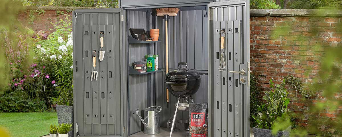 metal storage shed