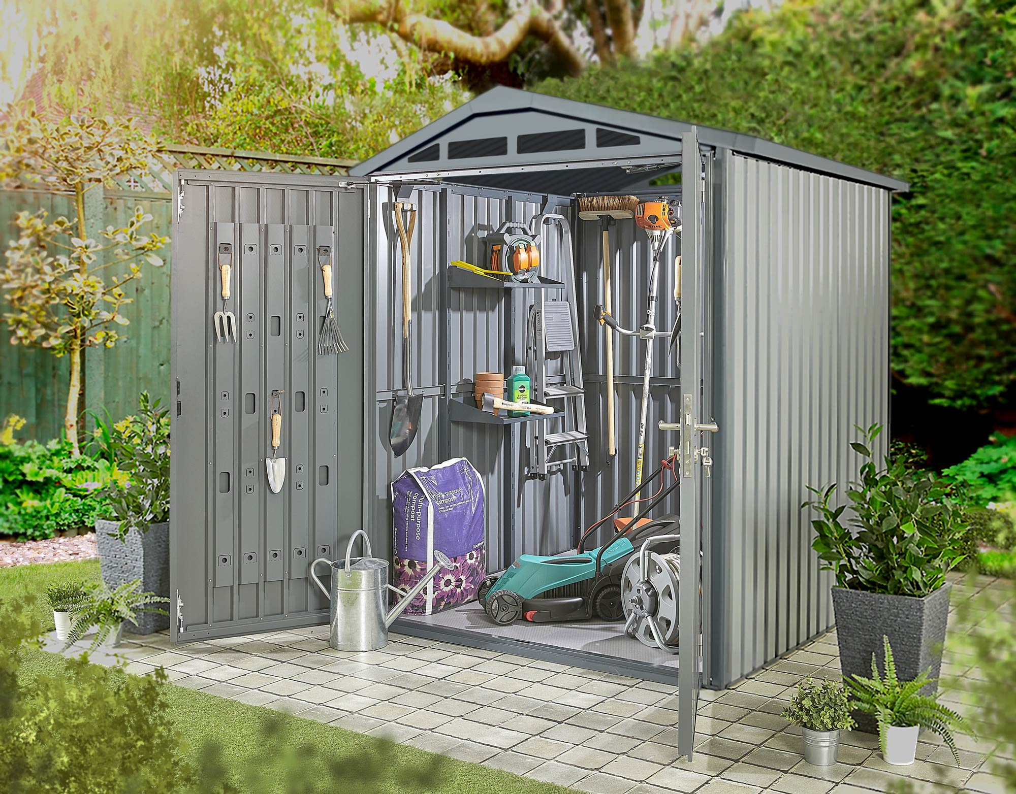 metal outdoor storage