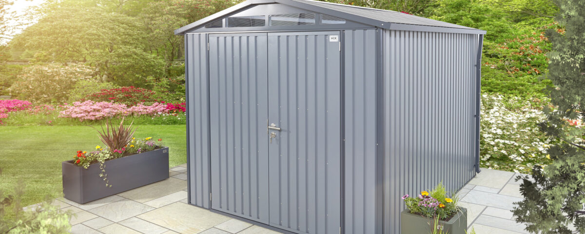 galvanised shed