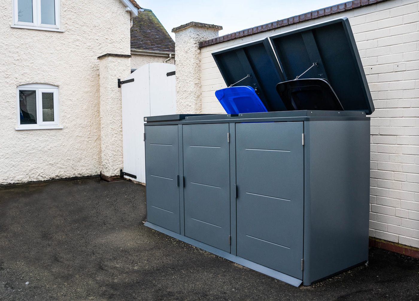 Whiston Metal Wheelie Bin Store