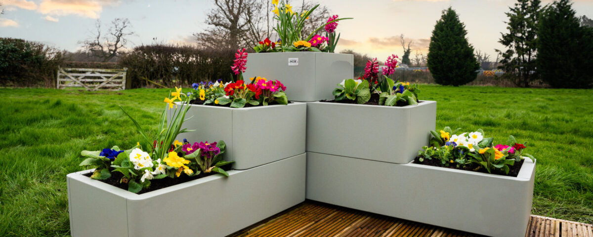 HEX Metal Planters