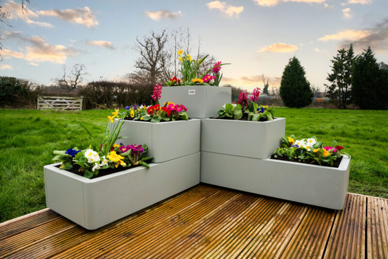 HEX Metal Planters